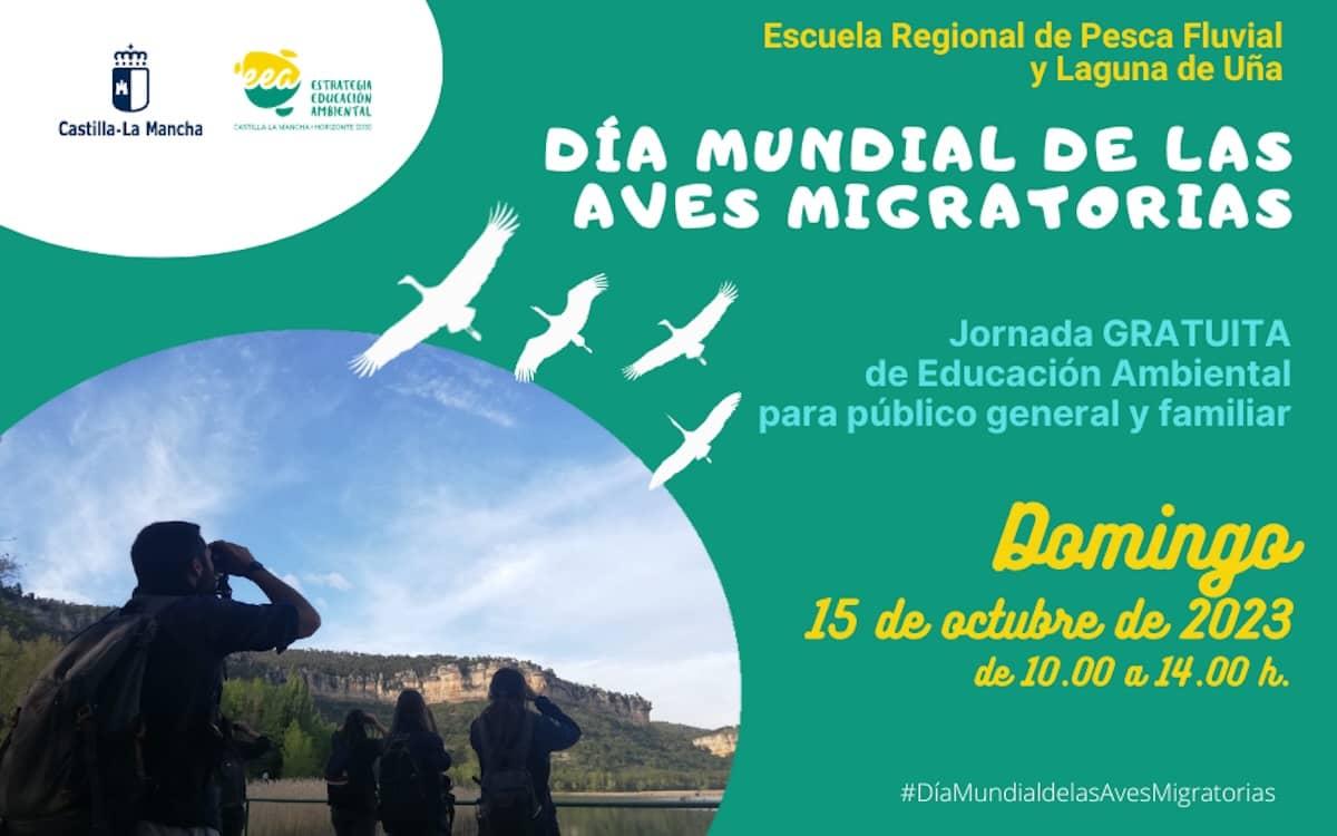 Celebra el Día Mundial de las Aves Migratorias 2023 en Uña (Cuenca)